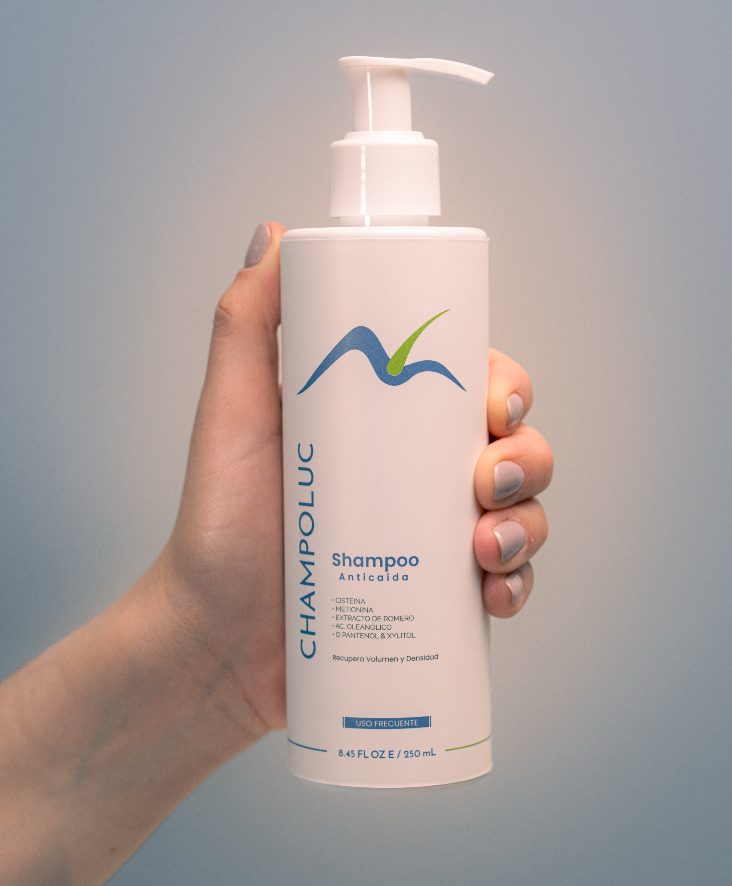 Shampoo Champoluc en estudio